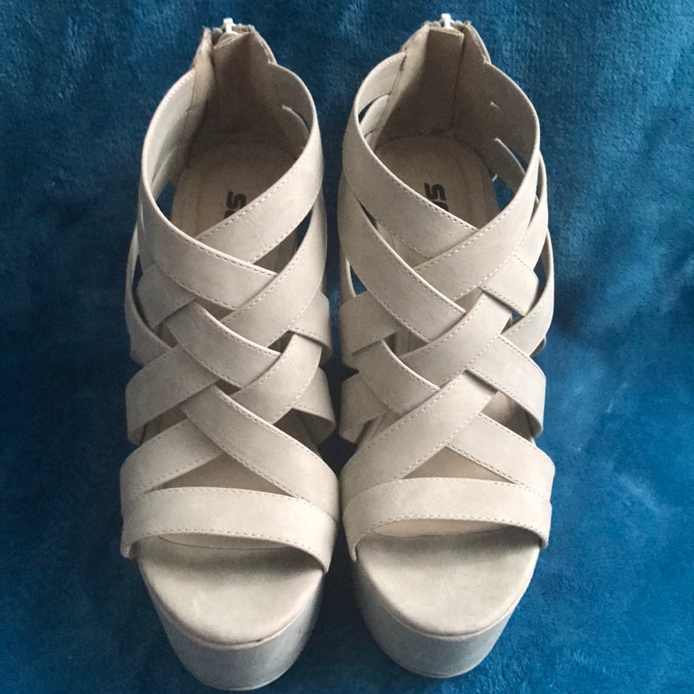 NUDE WEDGE HEEL 5.5